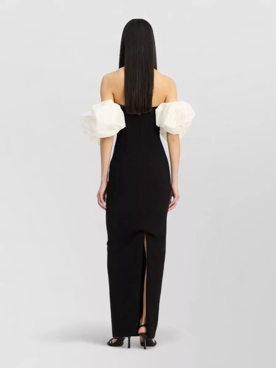Rotate Puff Sleeve Maxi Dress