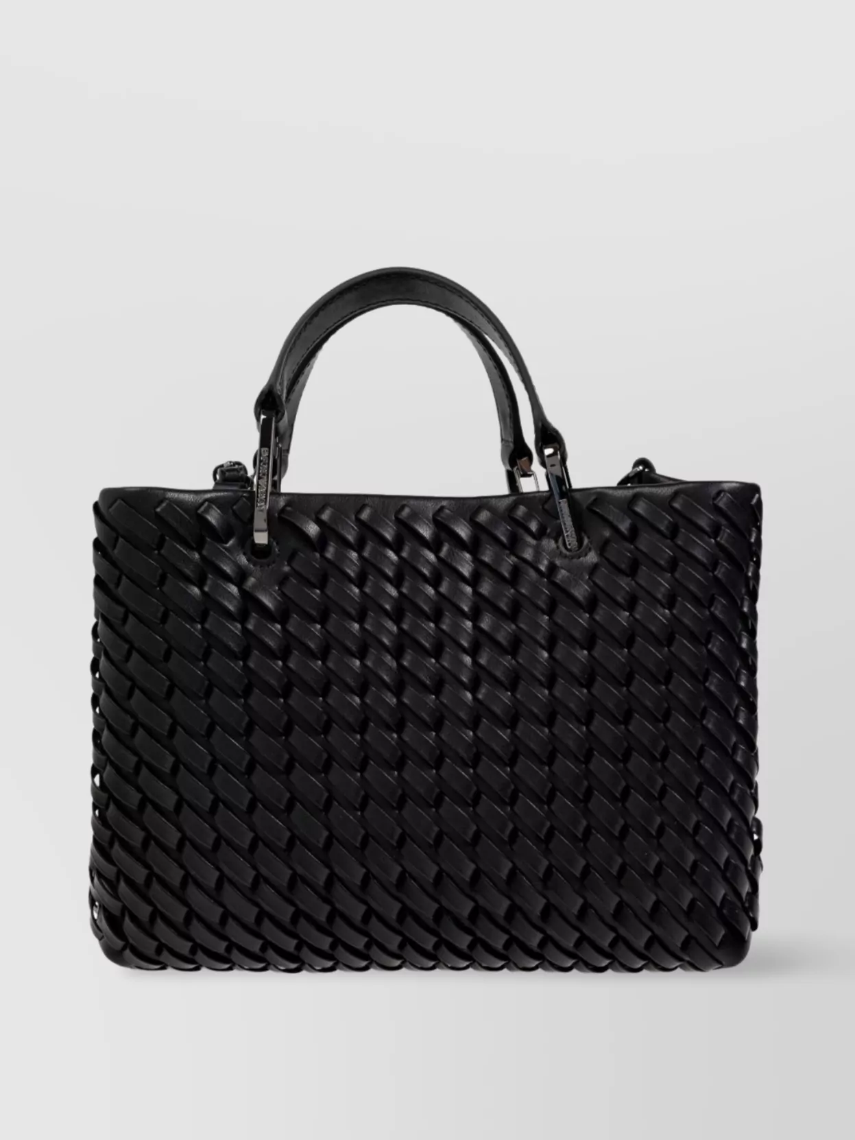 Emporio Armani Woven Design Small Tote Bag