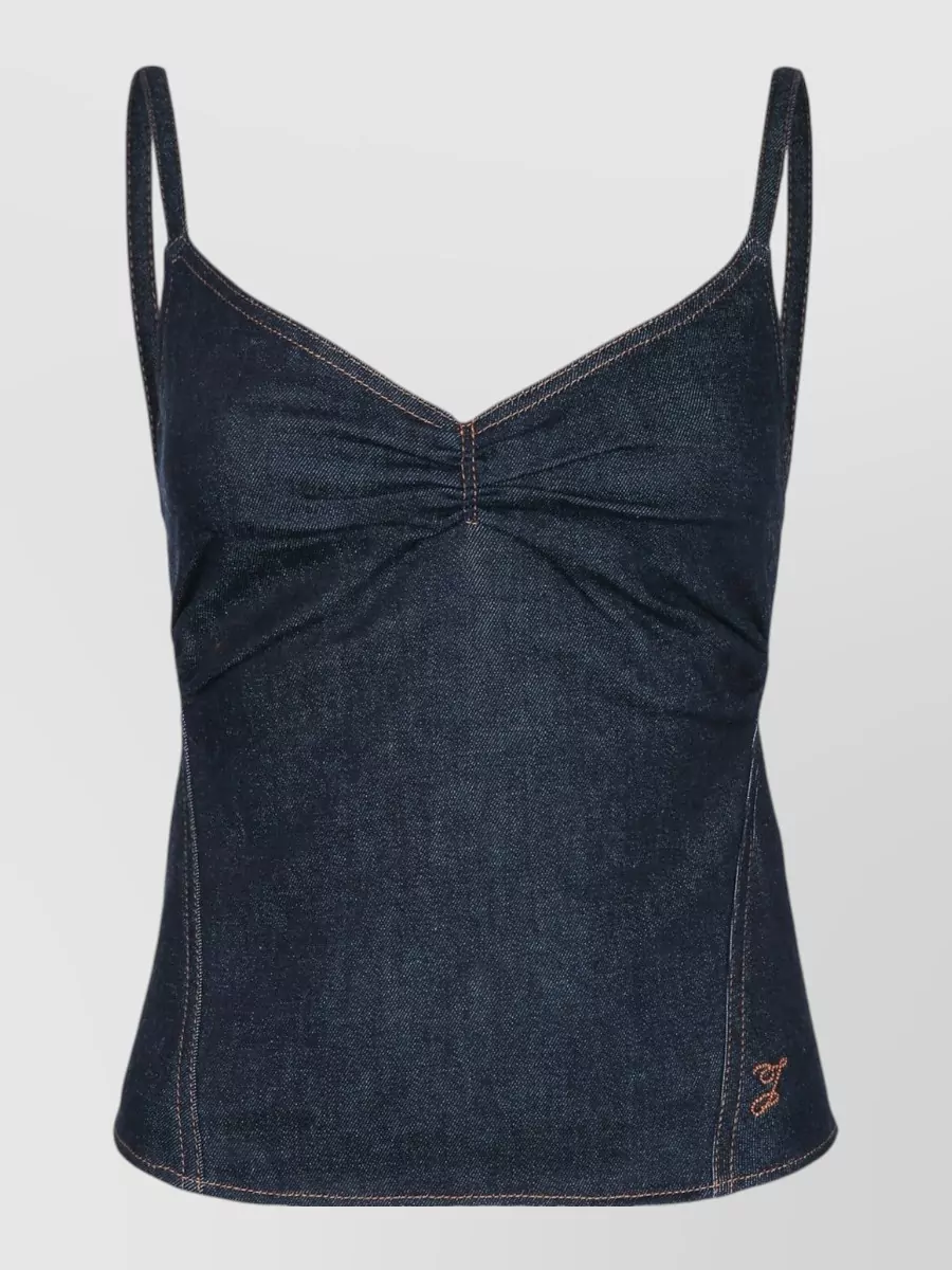 Jacquemus denim bralette top