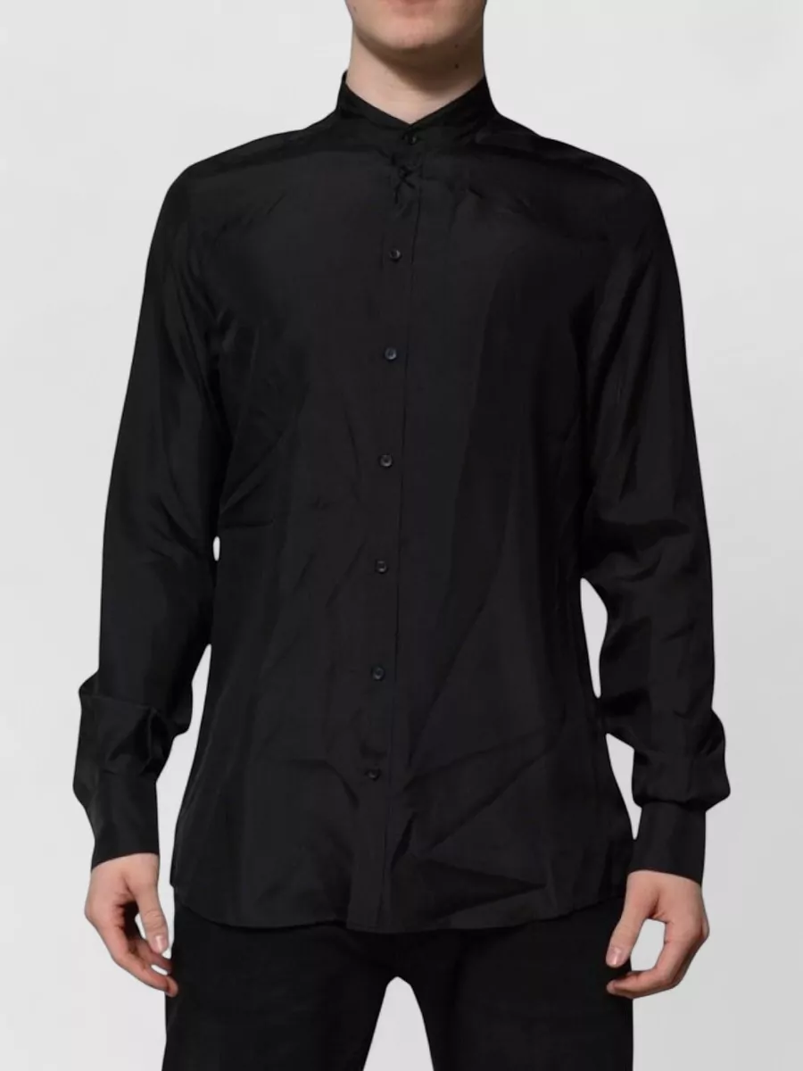 Dolce&Gabbana silk long-sleeve dress shirt