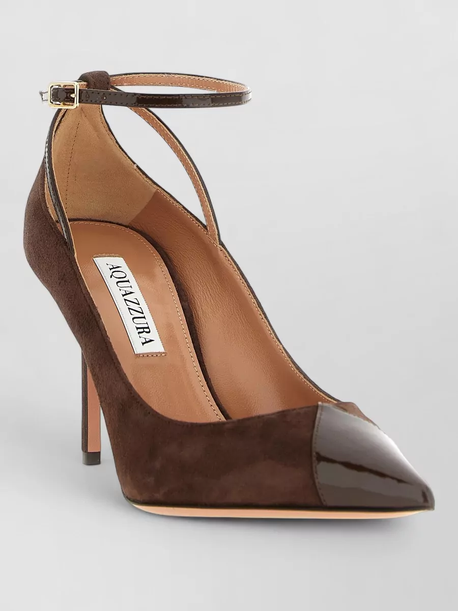 Aquazzura leather cutout pumps