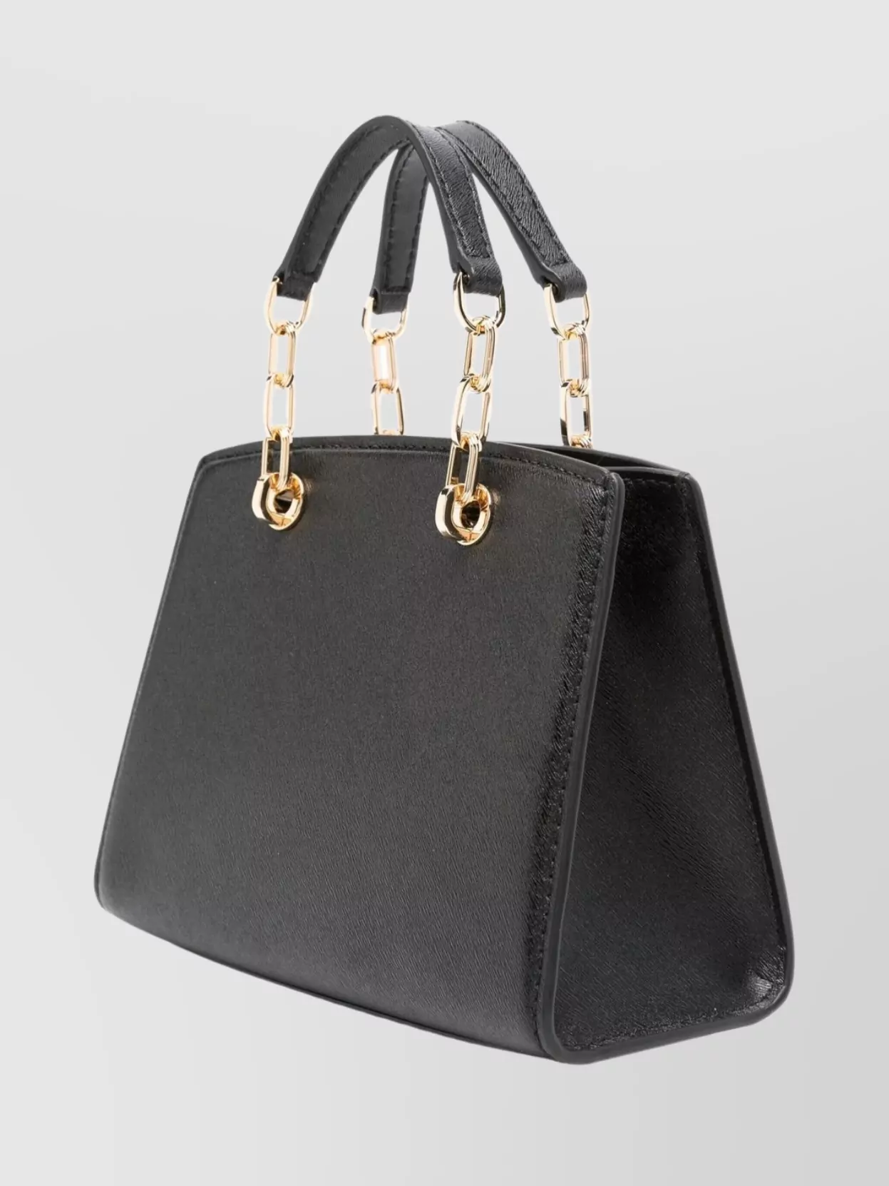Michael Michael Kors Cynthia Cross-body Bag Chain-link Detail In Black