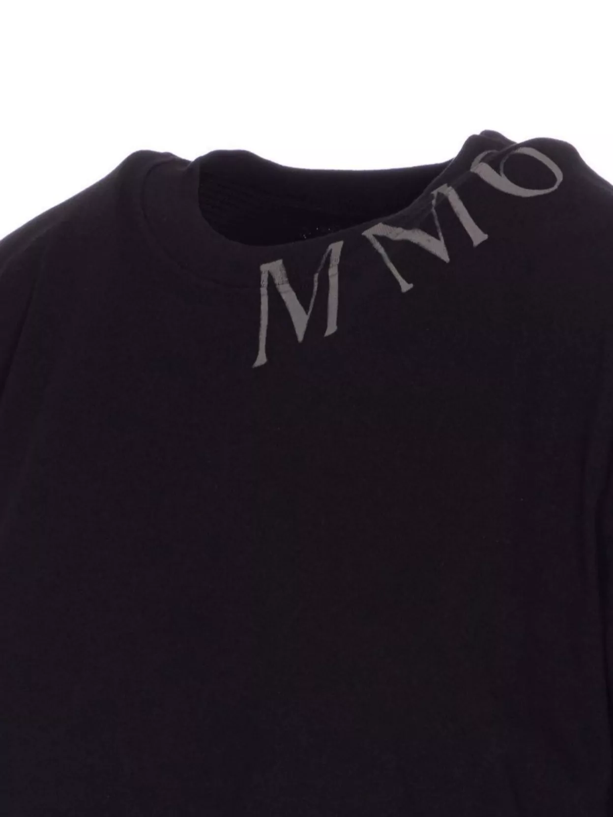 Mm6 Maison Margiela Crewneck Mini Dress Graphic Print