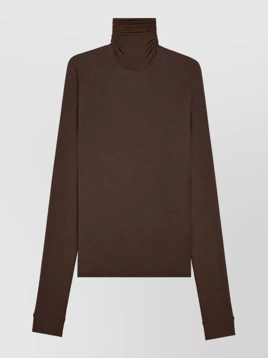 Saint Laurent Long Sleeve Knitted Top