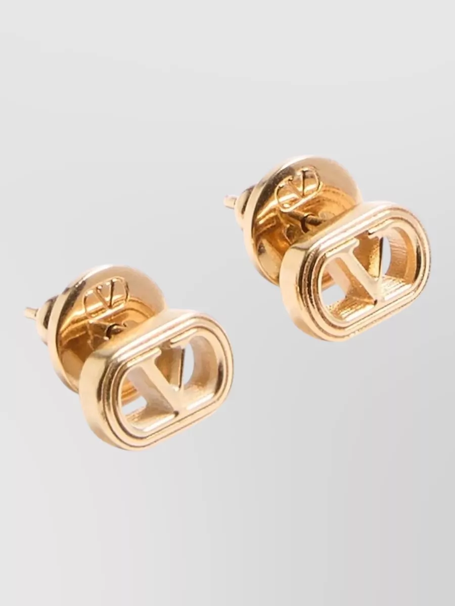 Valentino Garavani metal ovalette earrings