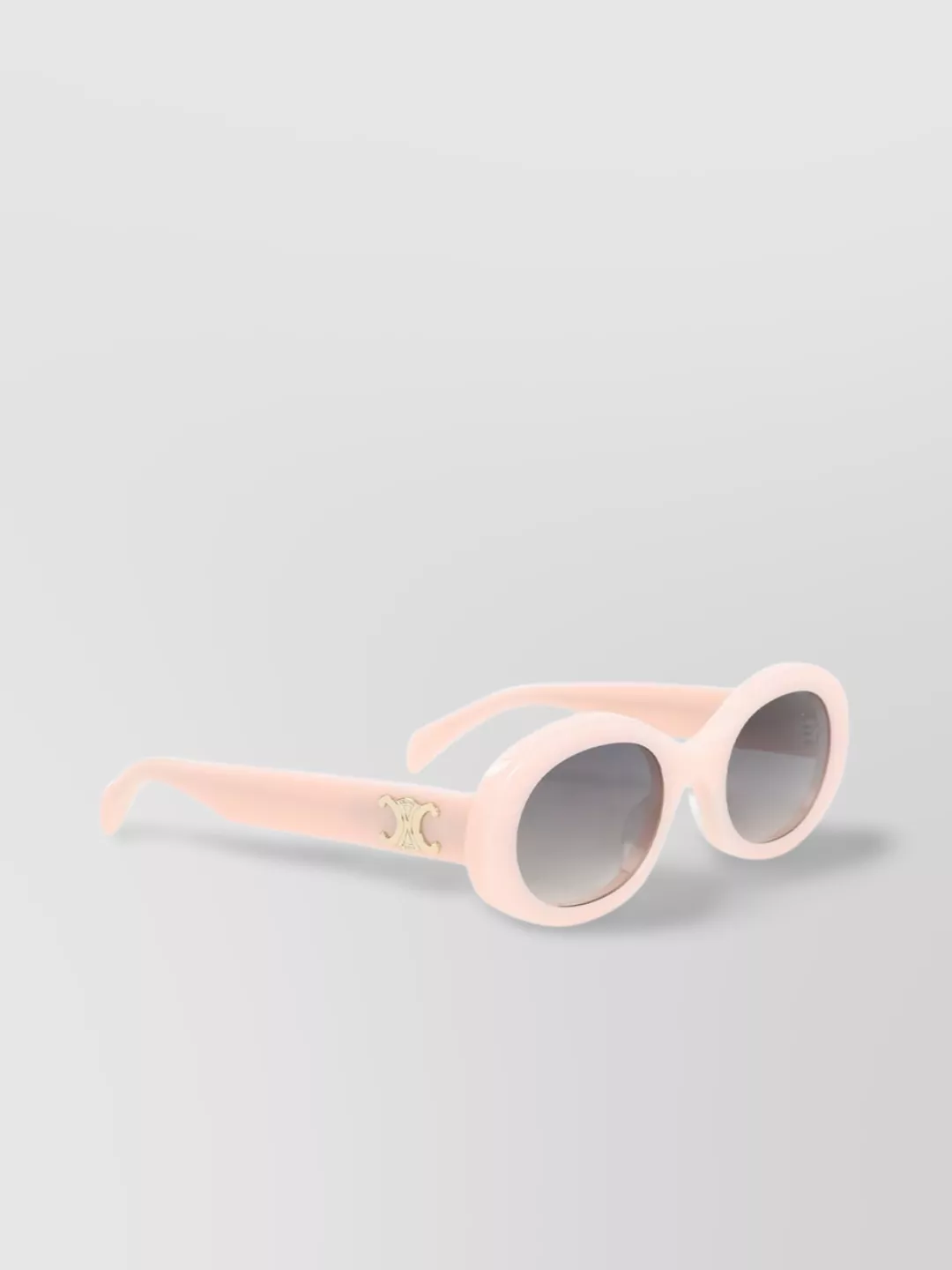 Celine Triumph Oval Thick Arms Gradient Sunglasses
