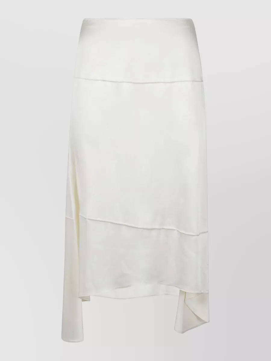 Victoria Beckham Asymmetric Midi Skirt