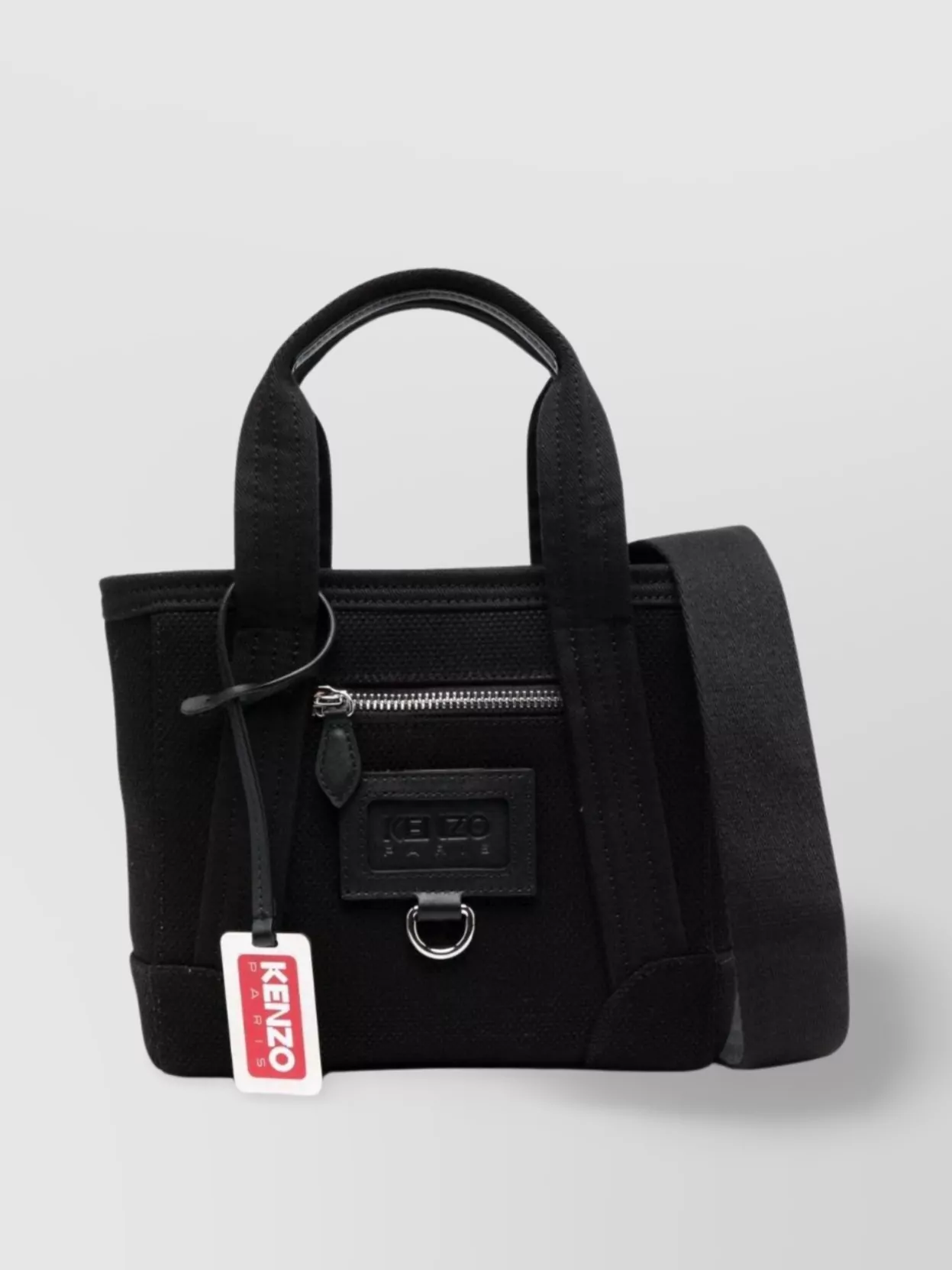 Shop Kenzo Paris Miniature Tote Bag Parisian Chic In Black