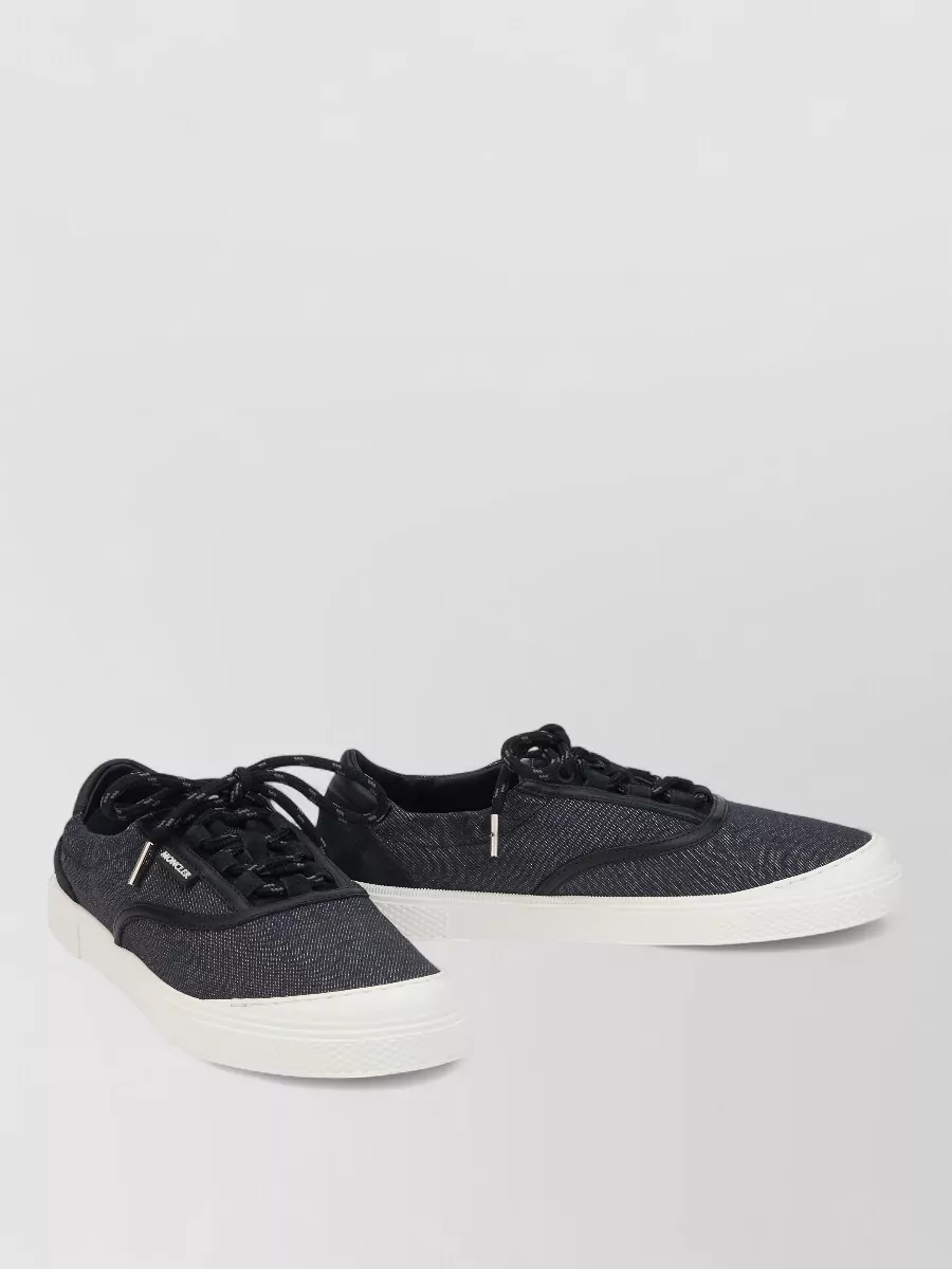 Moncler denim low-top sneakers