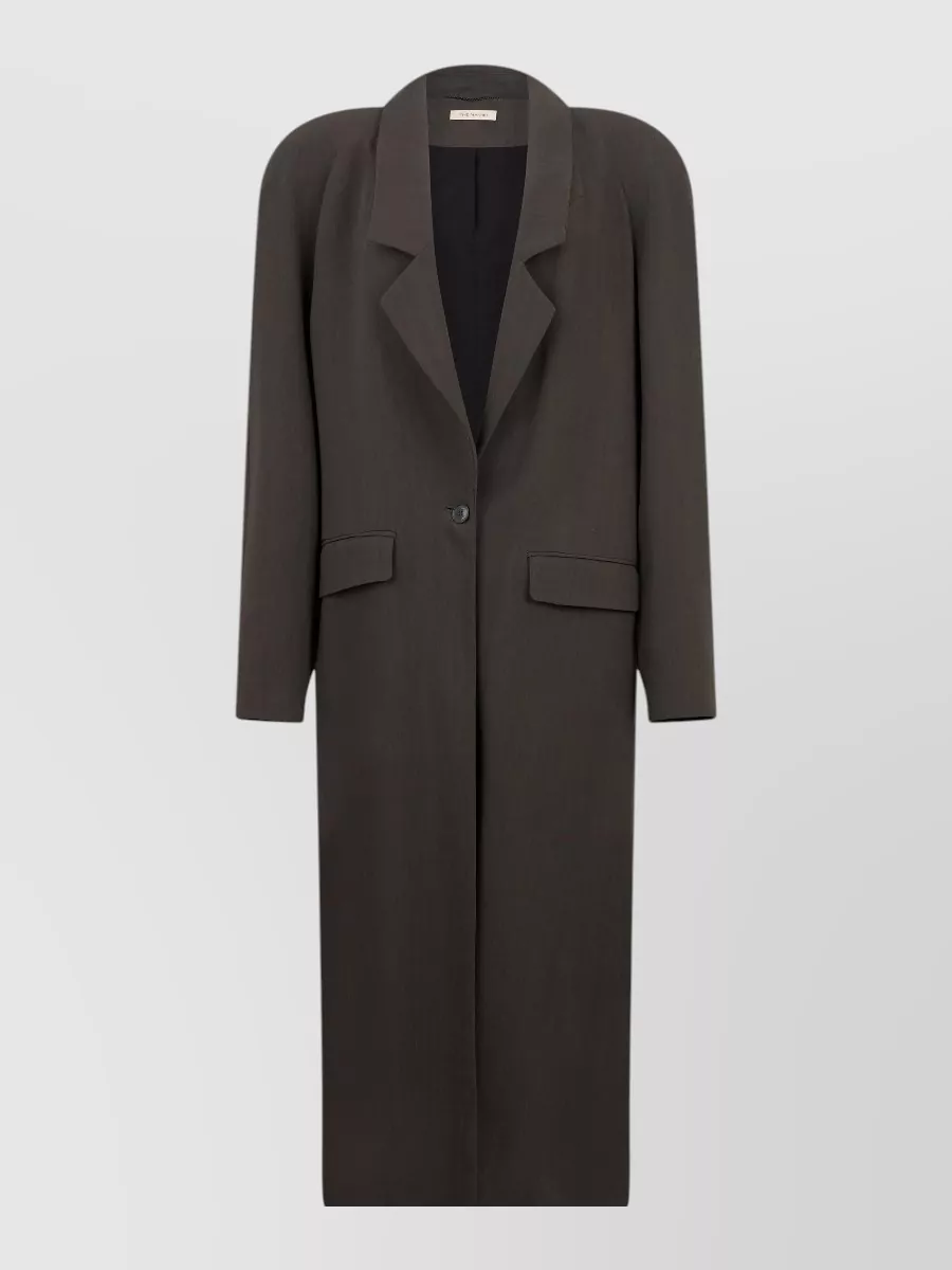 The Mannei long cotton coat