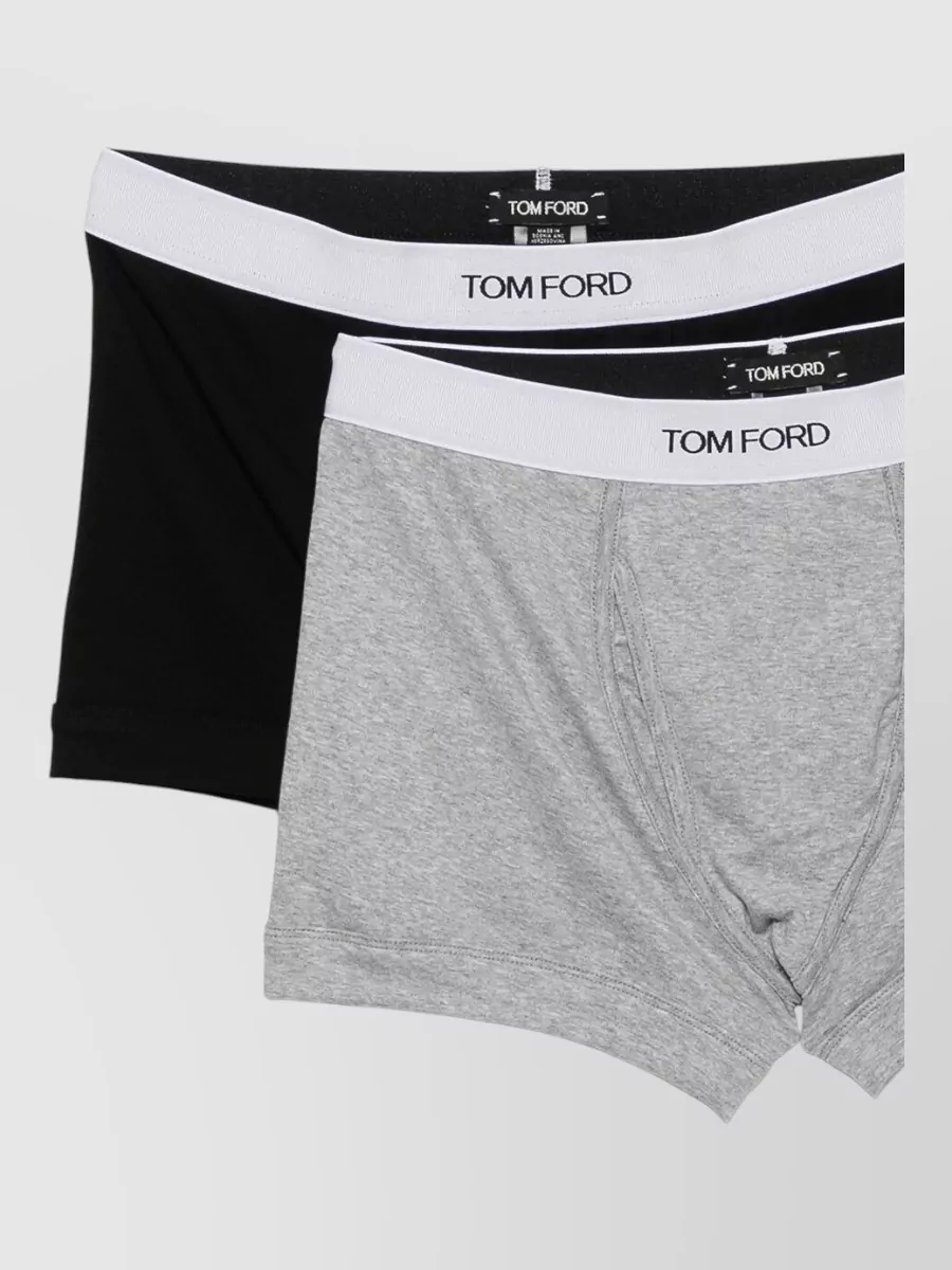 Tom Ford Logo-Waistband Cotton Boxer Briefs Set