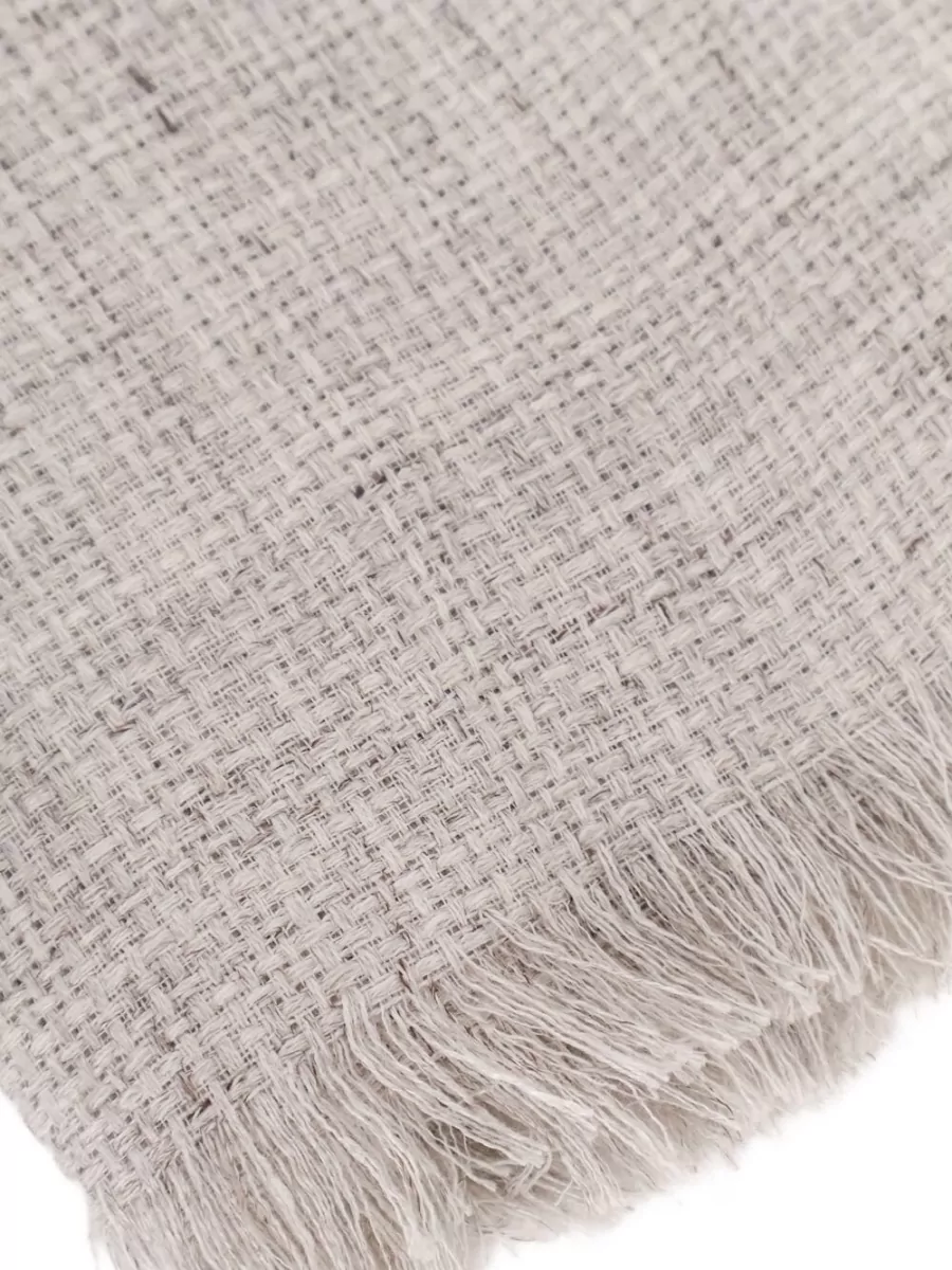 Brunello Cucinelli Linen Fringed Scarf