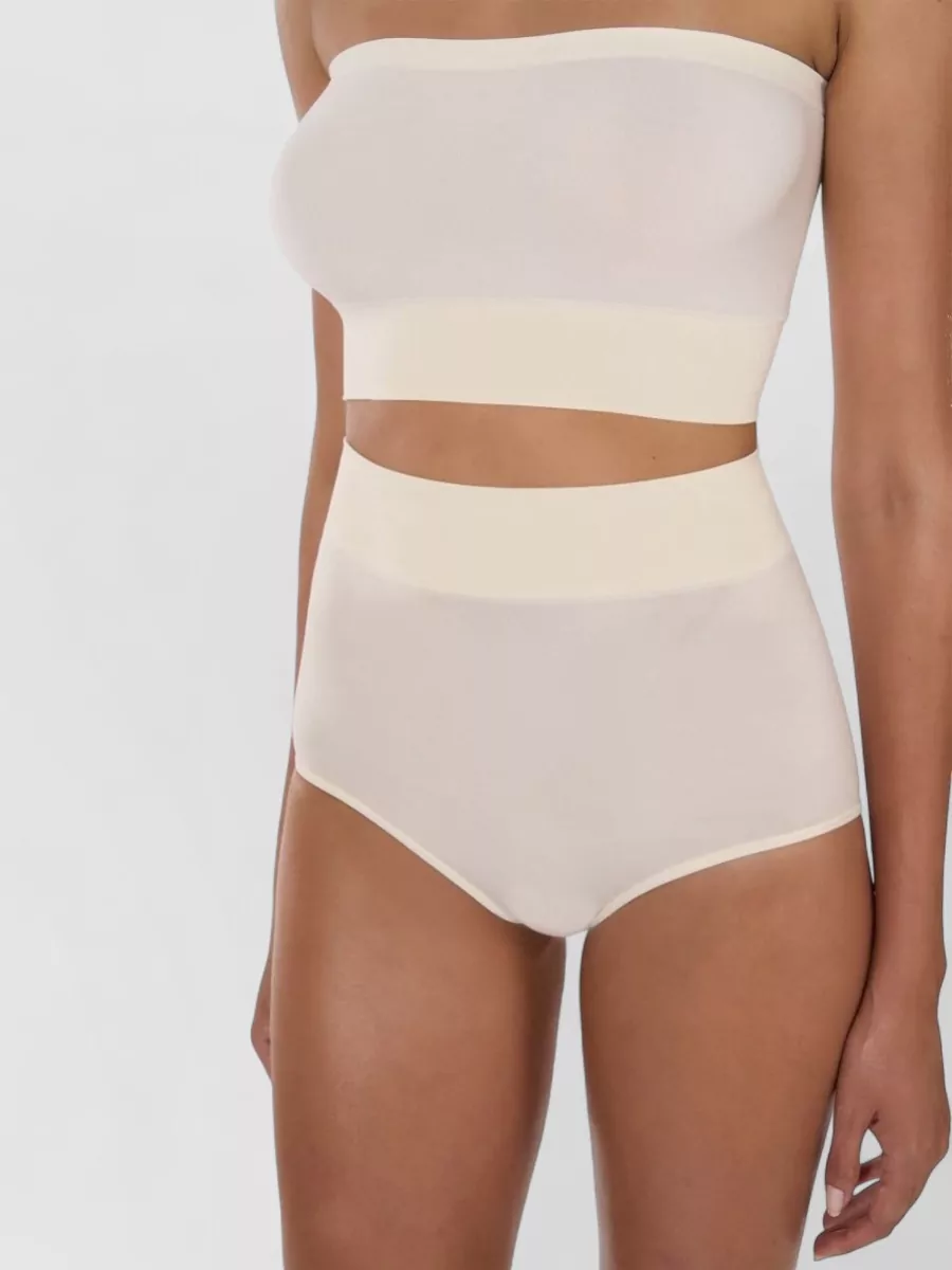 Wolford Seamless Bandeau Top Ribbed Hem Strapless