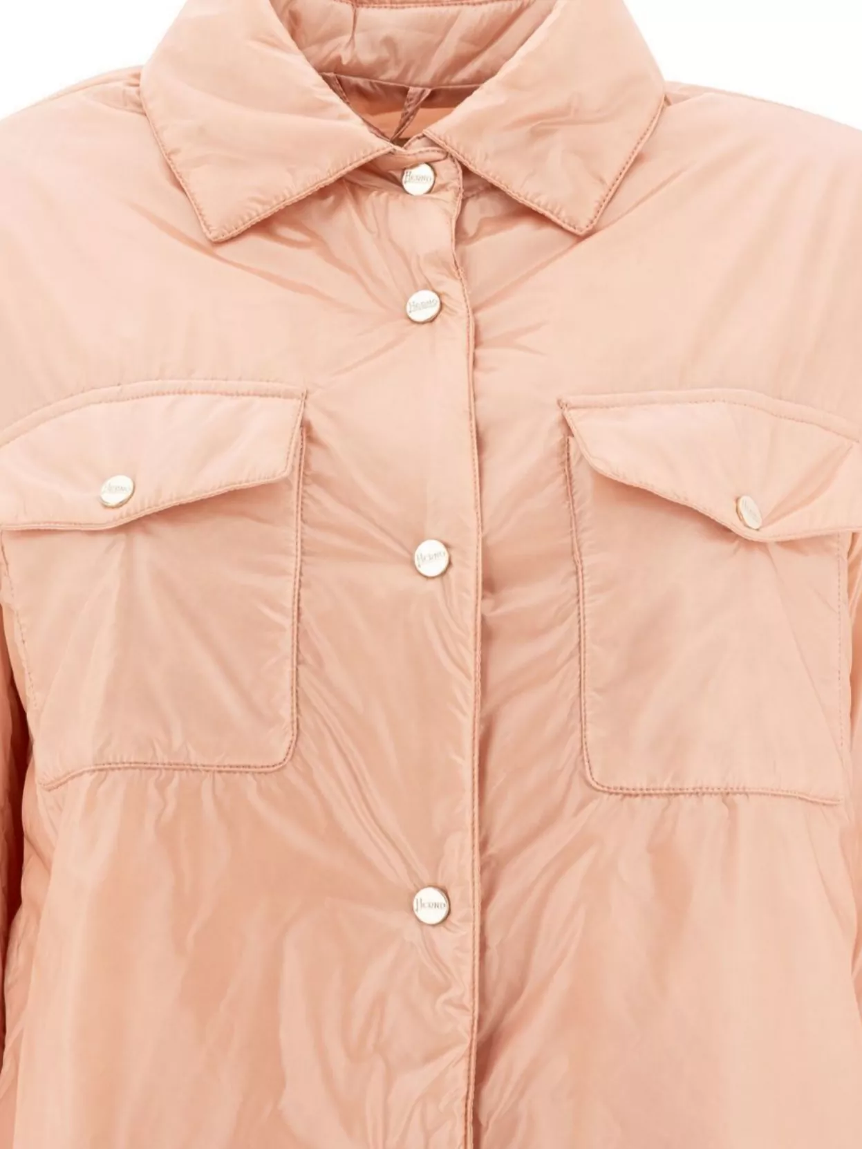 Herno Chest Pockets Collared Neck Long Sleeves