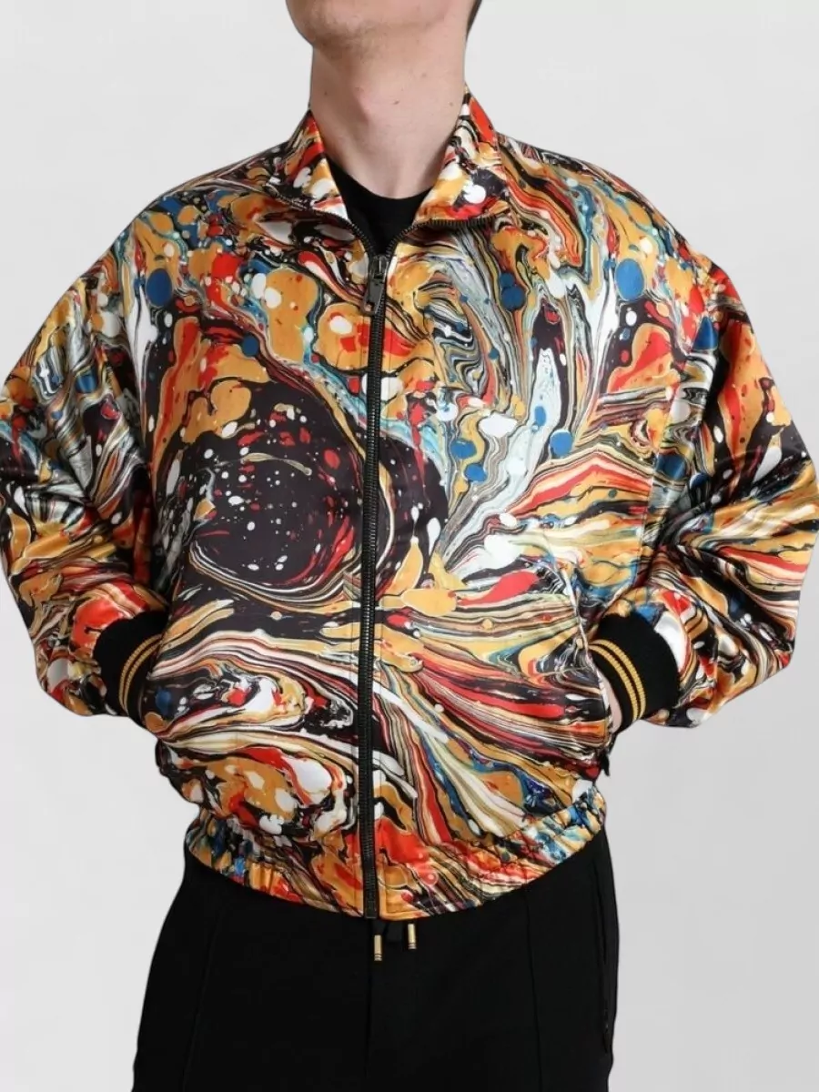 Dolce&Gabbana printed bomber jacket