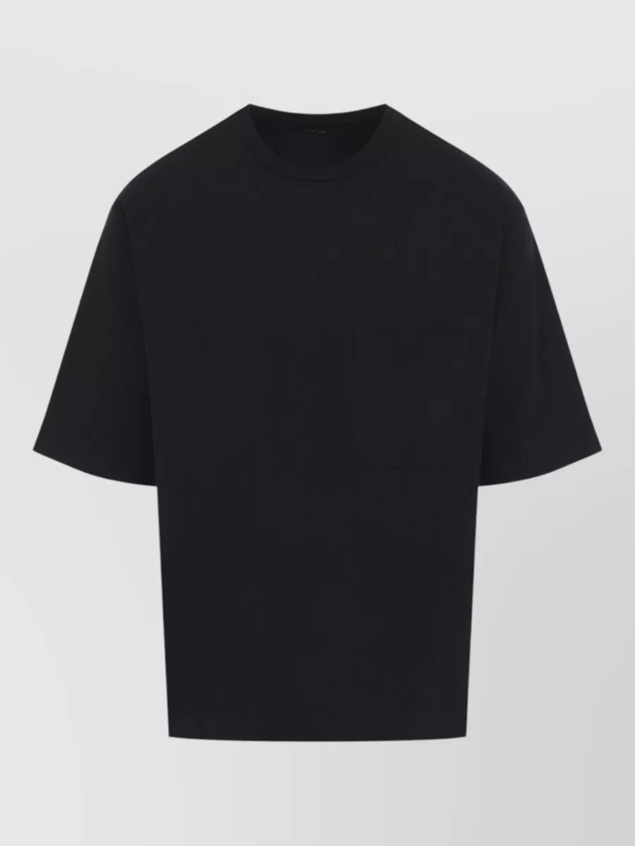 Lemaire Ribbed Crew Neck Boxy T-Shirt