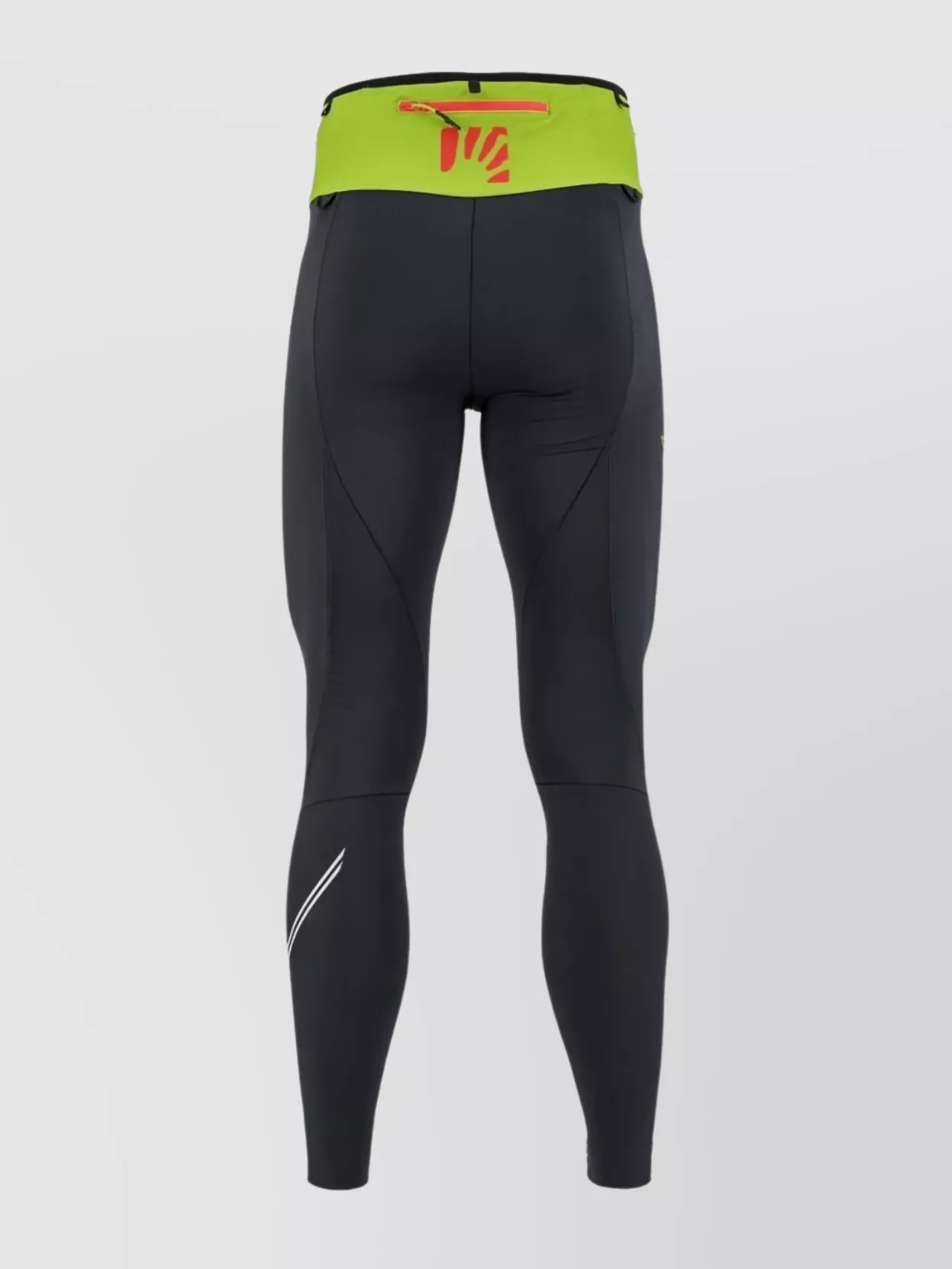 Karpos Straight Trousers Featuring Reflective Accents In Black