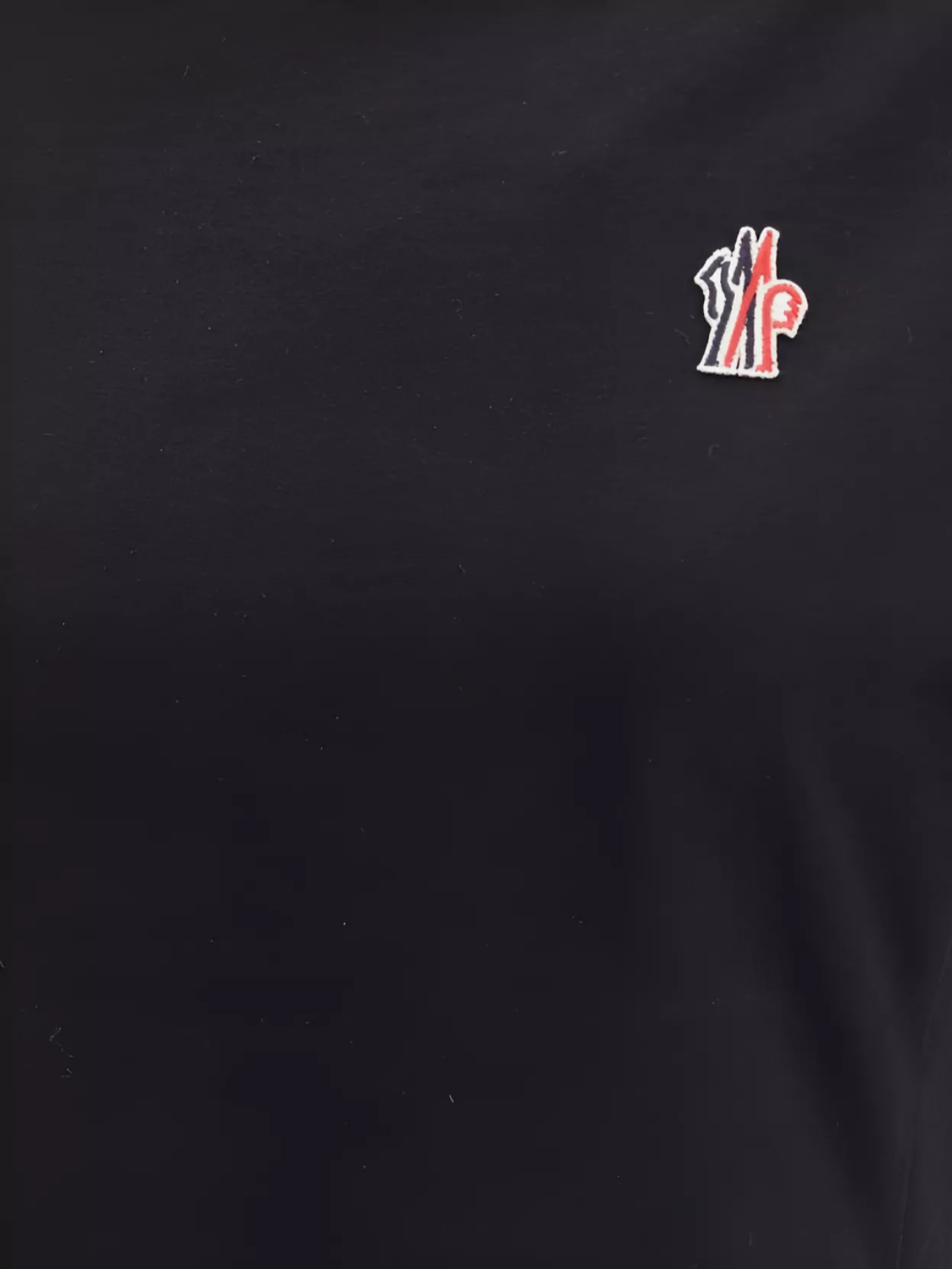 Moncler Grenoble Logo Patch Crew Neck T-Shirt
