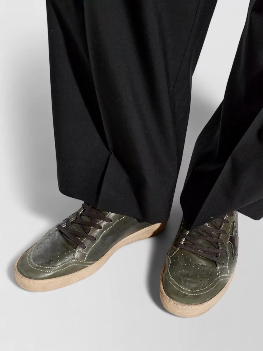 Golden Goose Leather Low-Top Sneakers