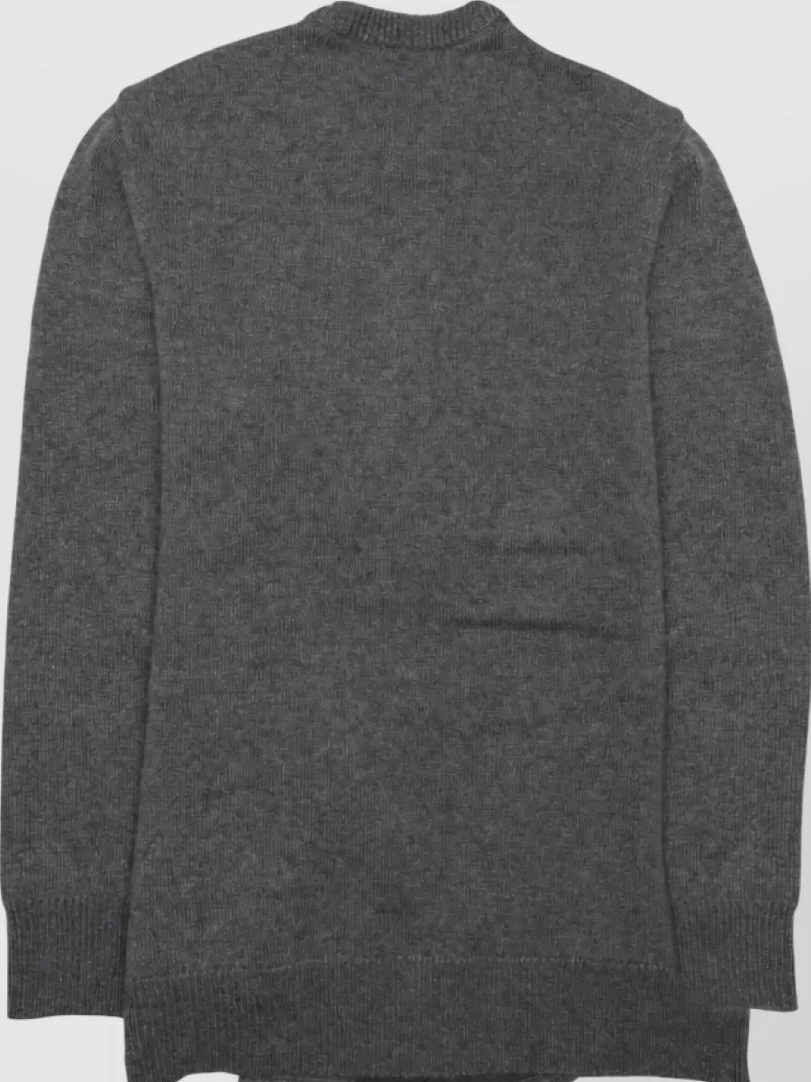 Totême Asymmetric Cashmere Wool Sweatshirt