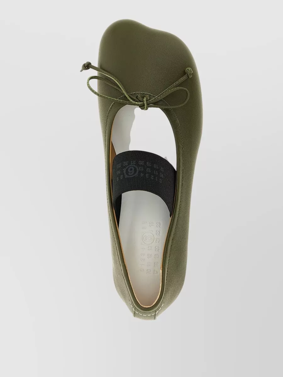 Mm6 Maison Margiela Leather Ballet Flats
