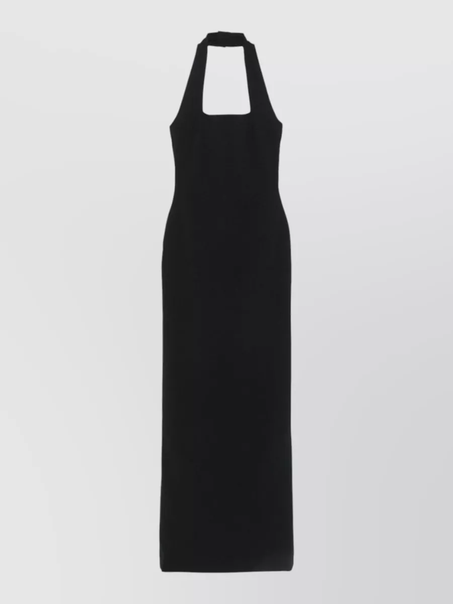 Solace London halterneck sleeveless maxi dress