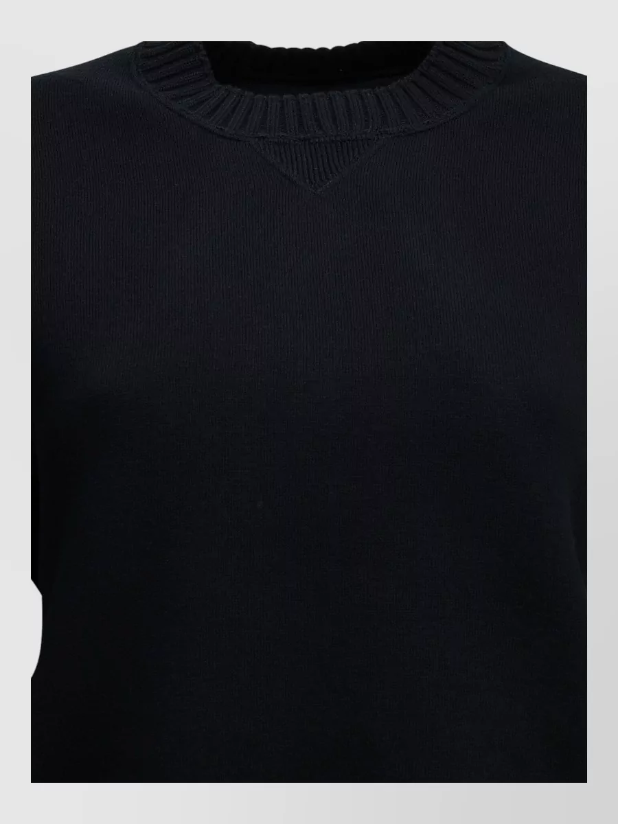 Sacai Cashmere-Blend Crew-Neck Sweatshirt