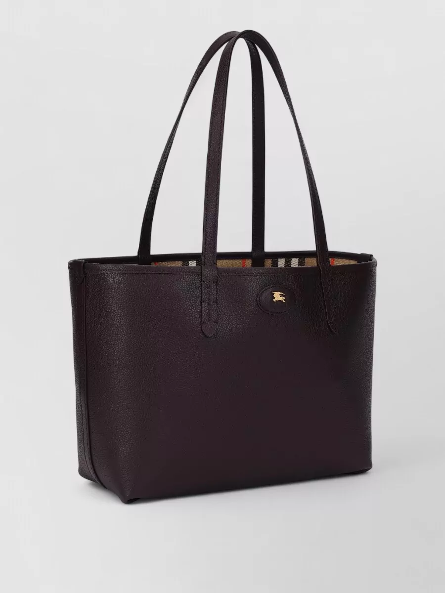 Burberry Highlands Medium Leather Tote Bag