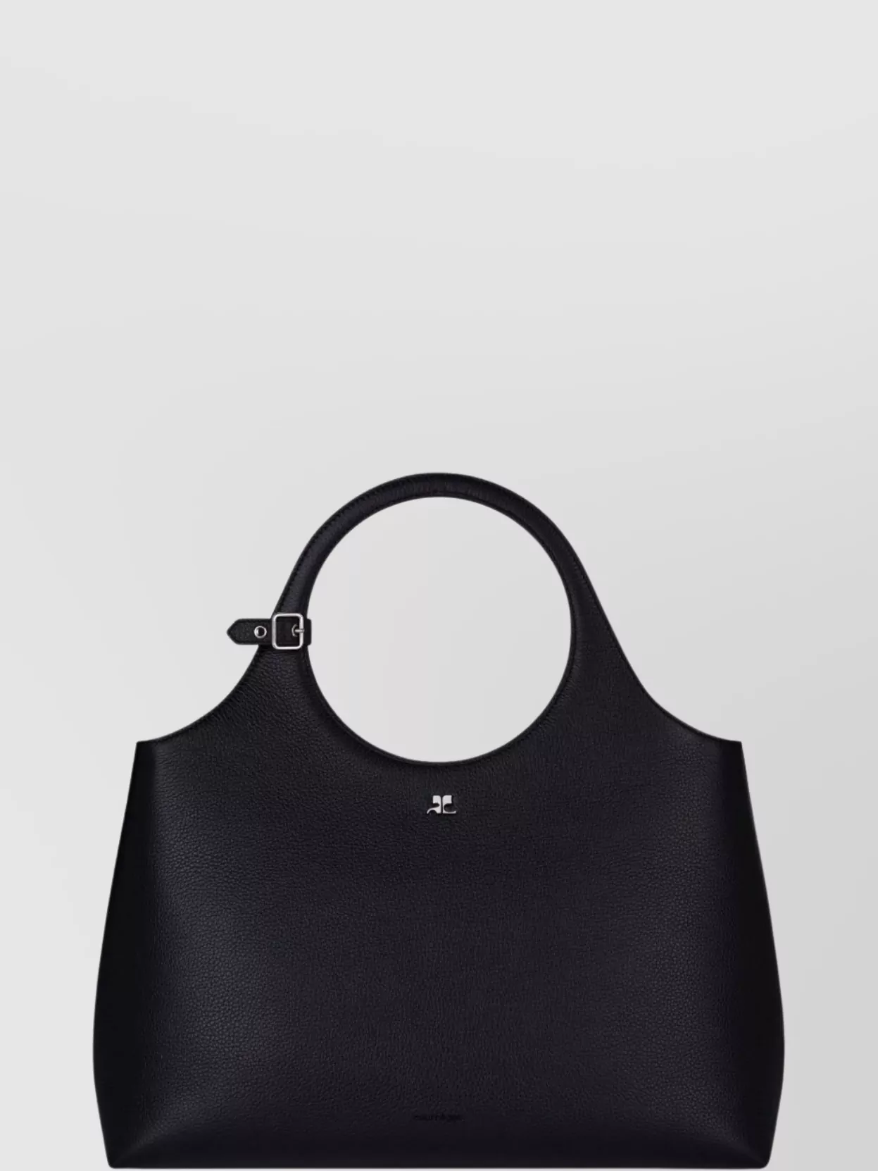 Courrèges Versatile Tote Bag Circular Handle