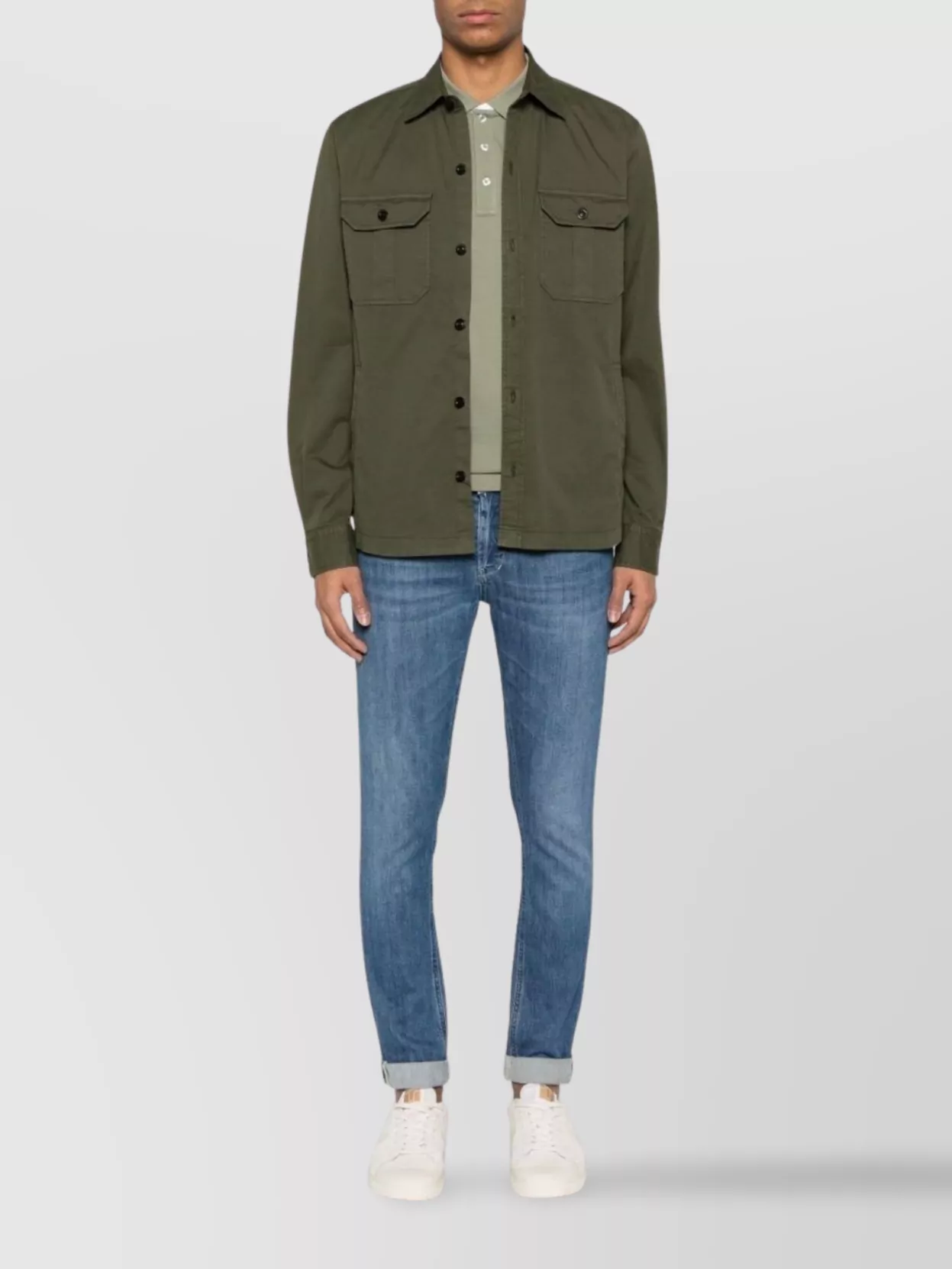 Dondup George Jeans Trousers Rolled Cuffs