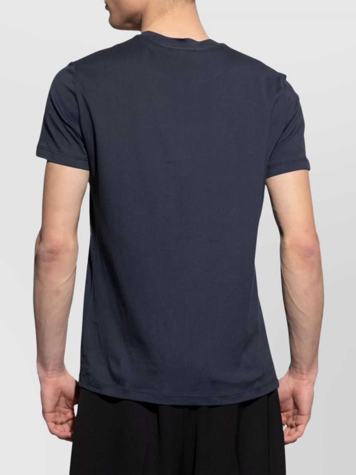 Balmain Short Sleeves Round Neck Straight Hem