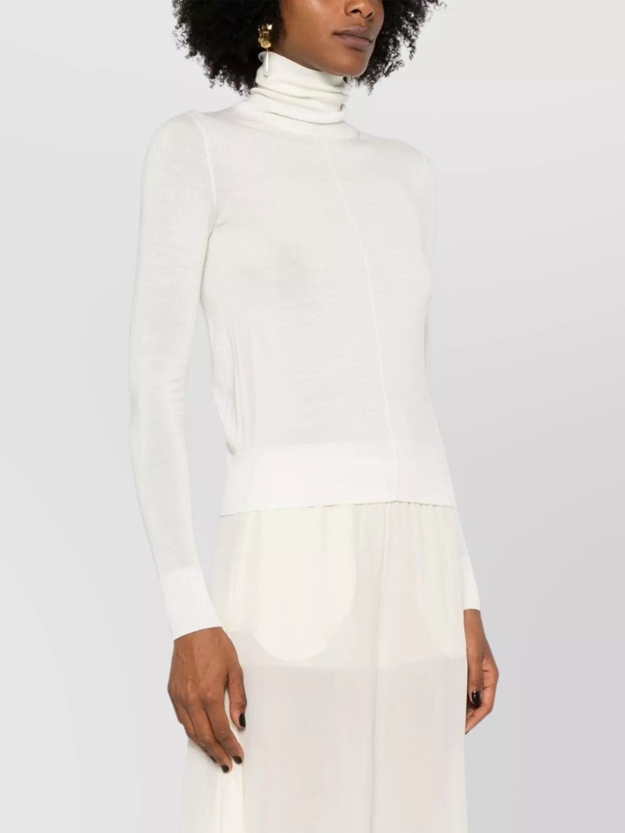 Shop Chloé Knit Sleeveless Roll Neck Top