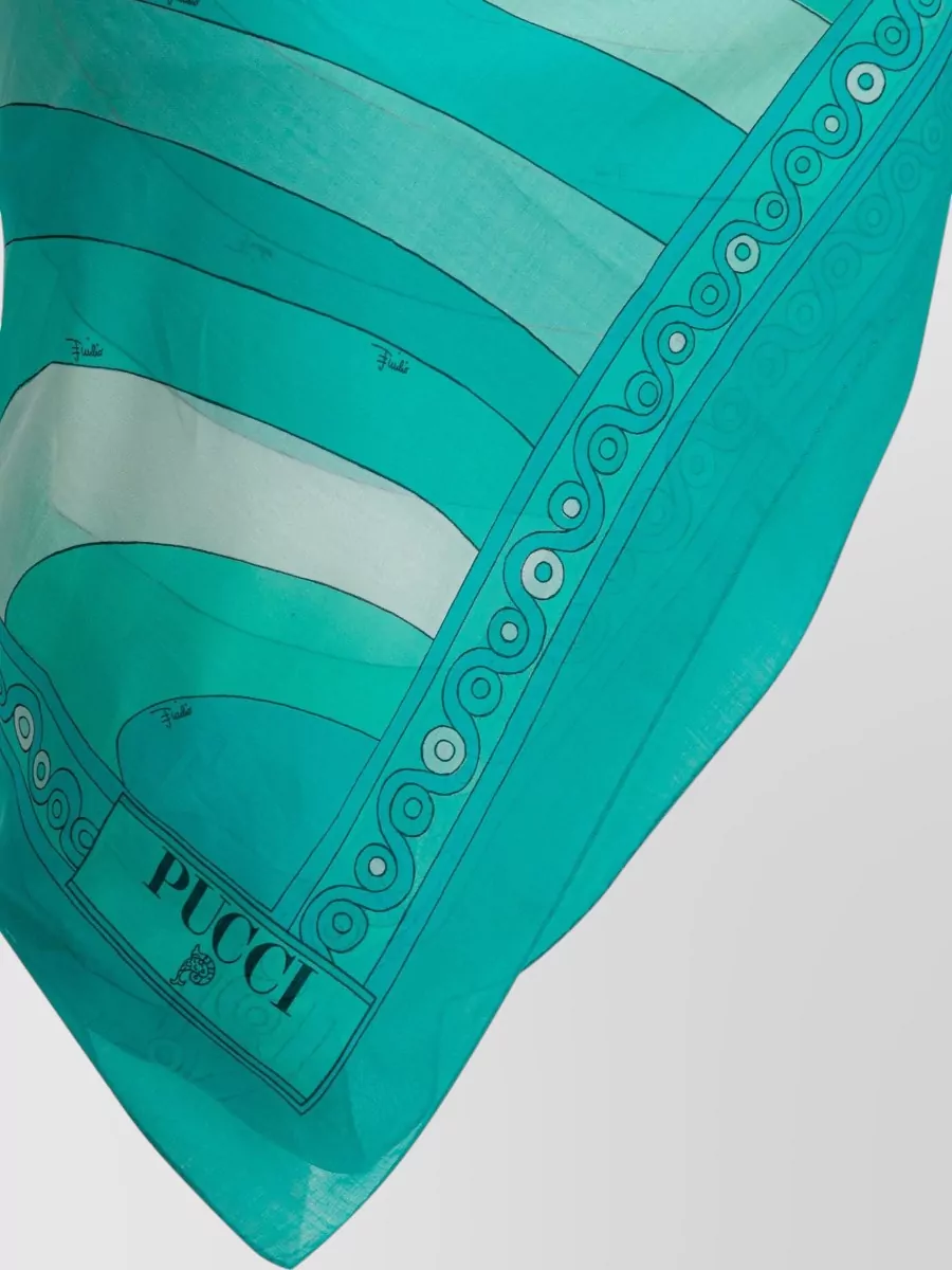 Pucci Iride Print Beach Pareo Knot Detail