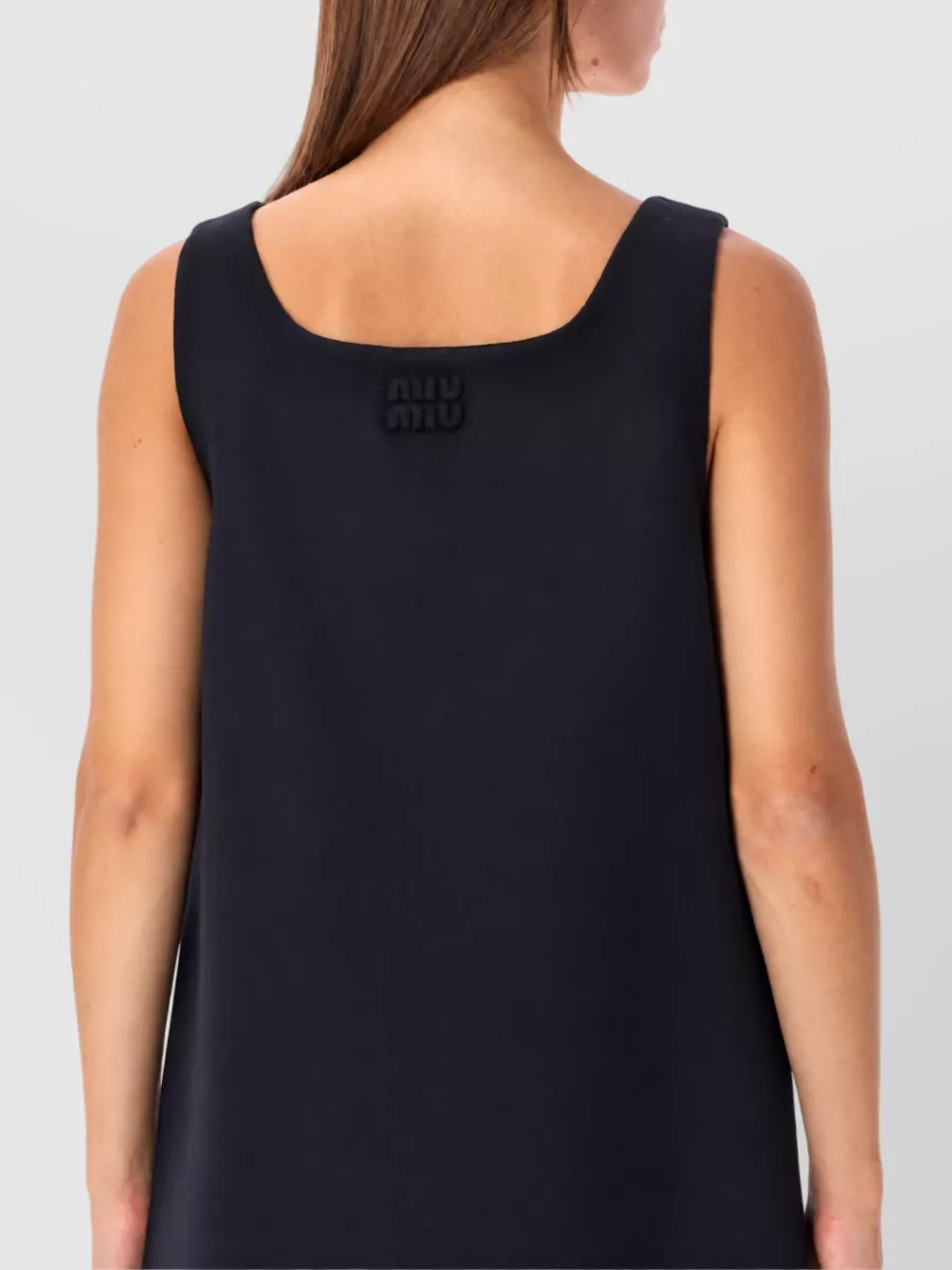 Miu Miu Virgin Wool Mini Dress