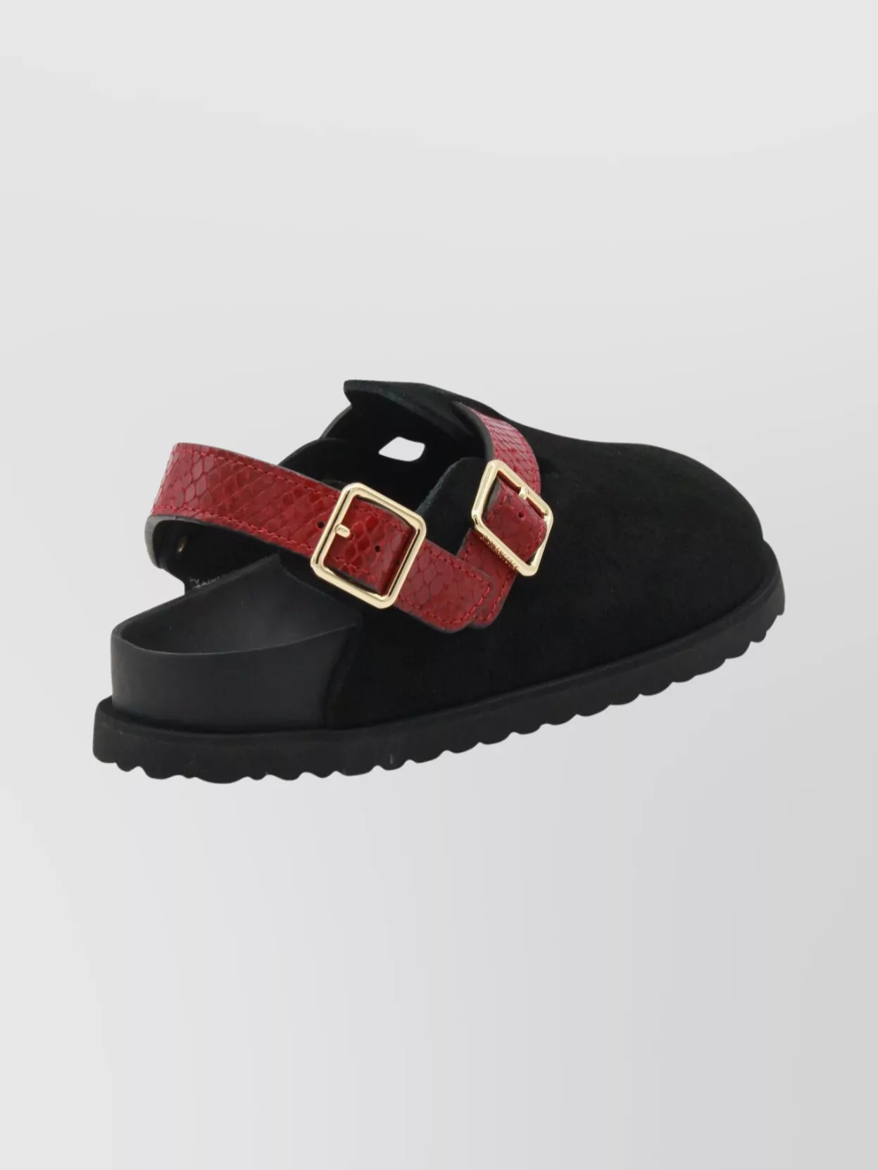 Birkenstock 1774 Slingback Sandals Featuring Textured Strap In Black