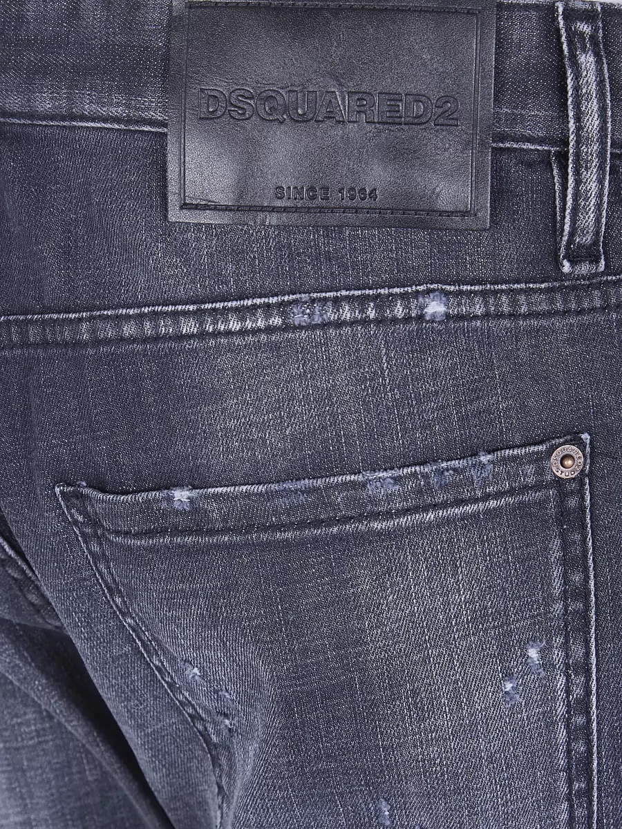 Dsquared2 Slim Fit Jeans Belt Loops Five Pockets