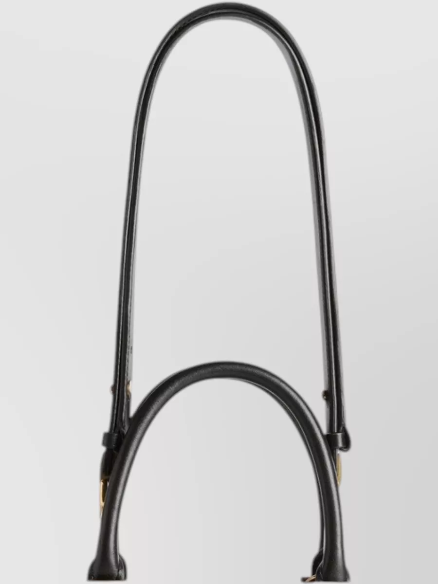 Balenciaga Mini Smooth Leather Bowling Shoulder Bag