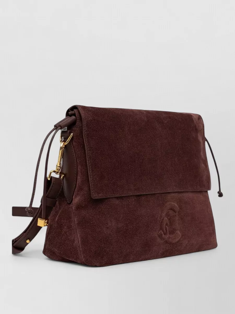 Coccinelle Suede Lidia Clutch Bag