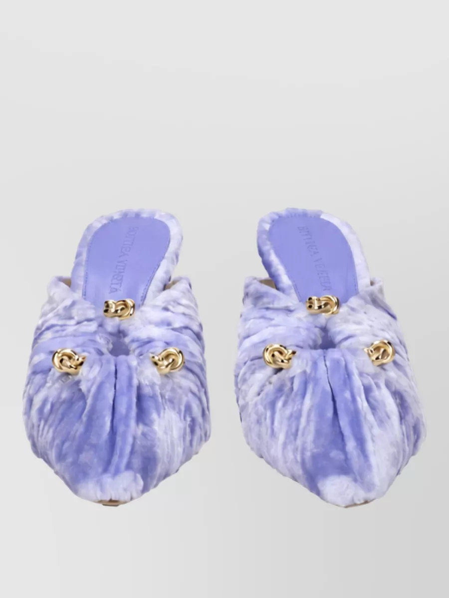 Bottega Veneta Velvet Mules