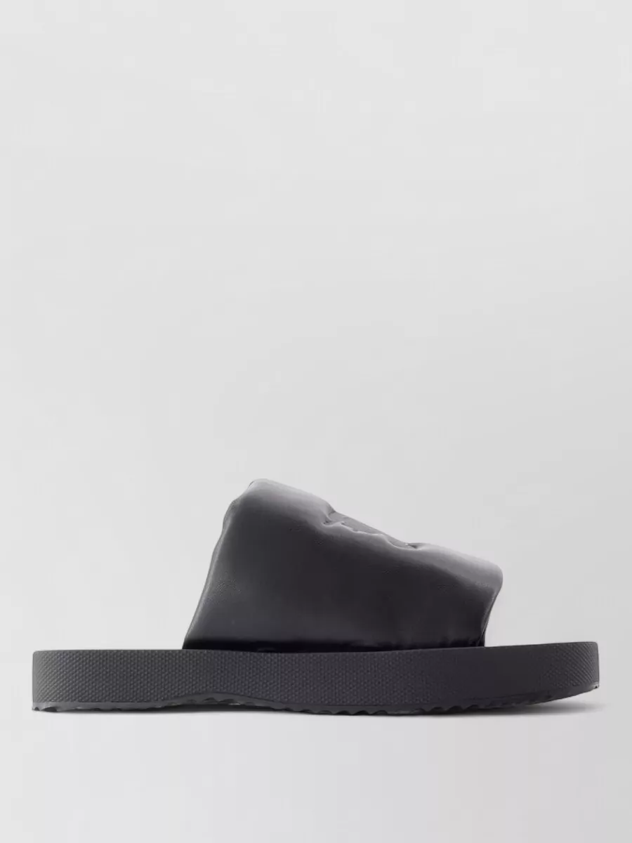 Burberry leather slides