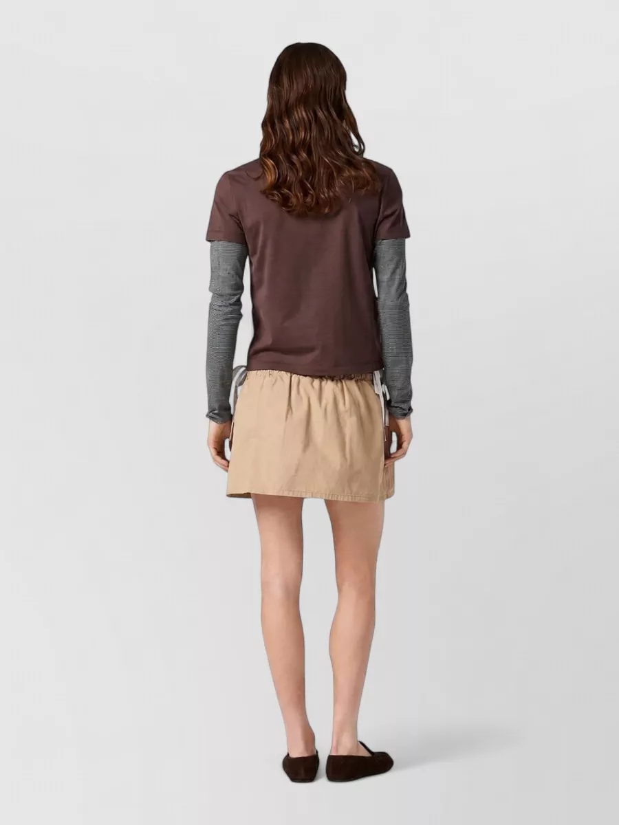 Miu Miu Cotton Jersey Bodysuit