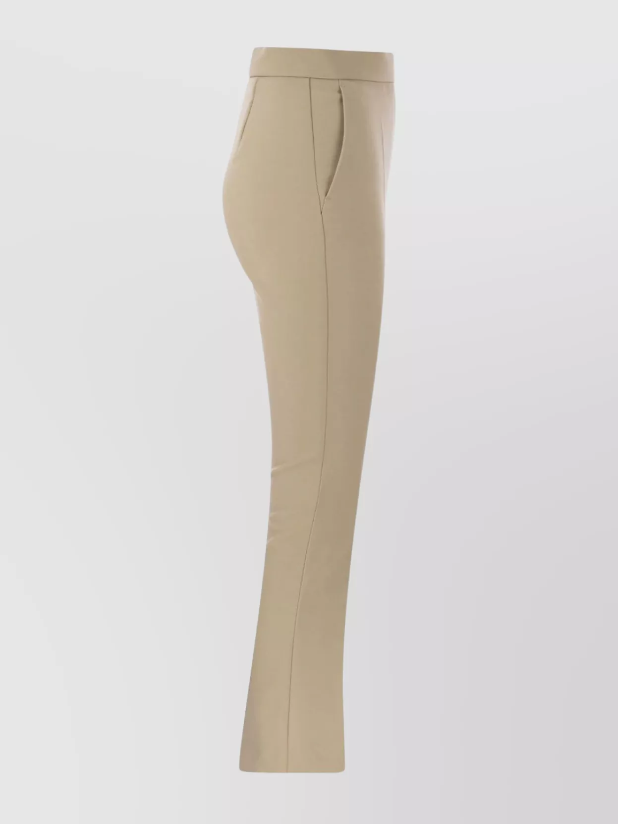 Max Mara Beige Nepeta High-waist Tailored Trousers