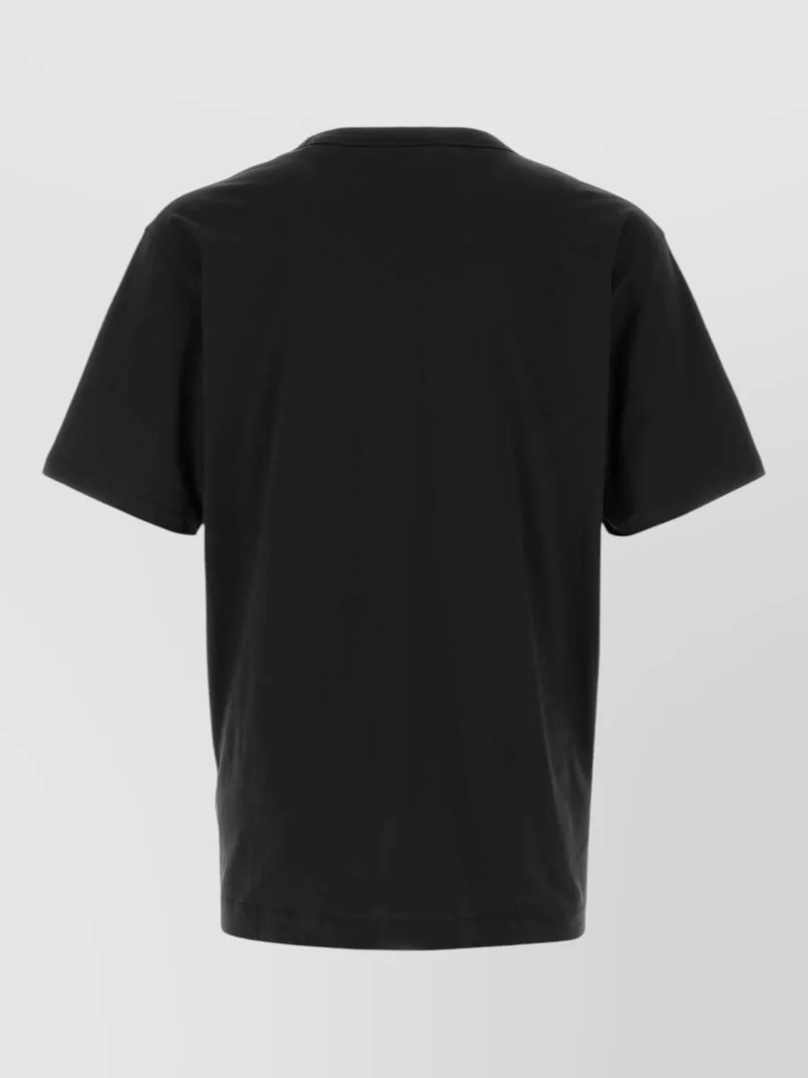 Dries Van Noten Heer Cotton Crew Neck Short Sleeve T-Shirt
