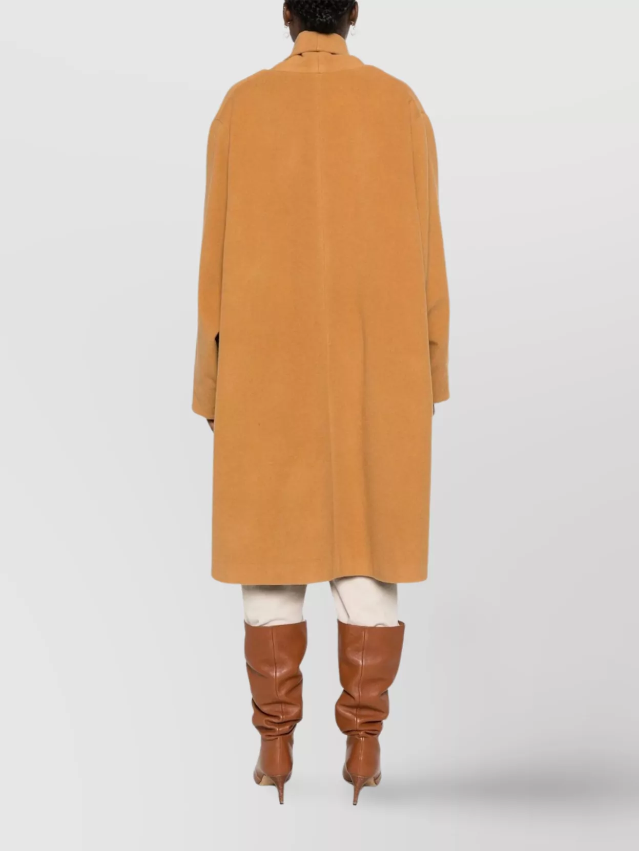 Isabel Marant Elise Coat - Wool-Cashmere Blend Shawl Collar