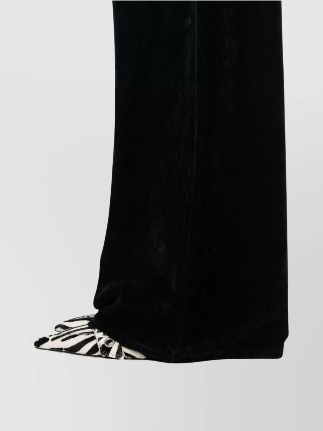 Forte Forte Velvet Wide-Leg Trousers Pockets