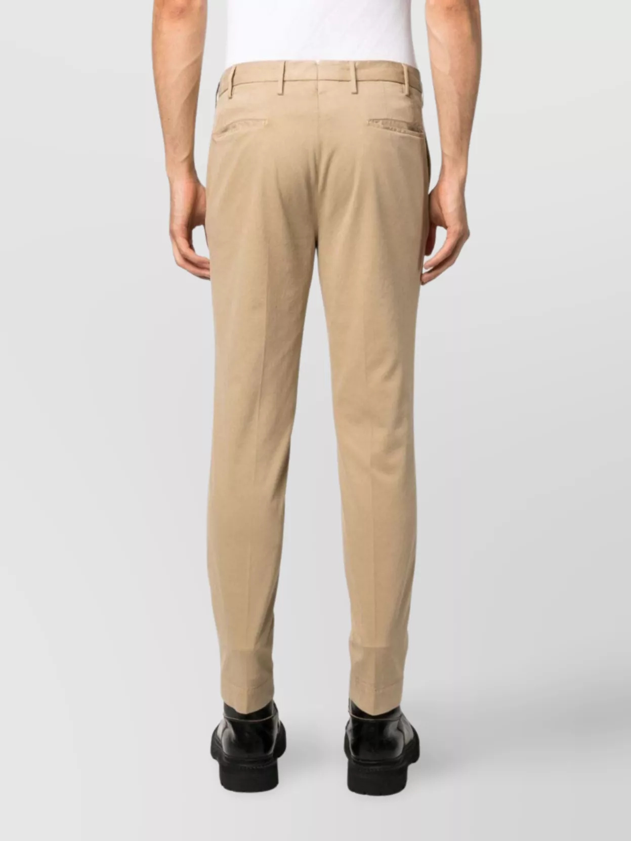 Incotex Cotton Trousers With Back And Side Pockets In Brown