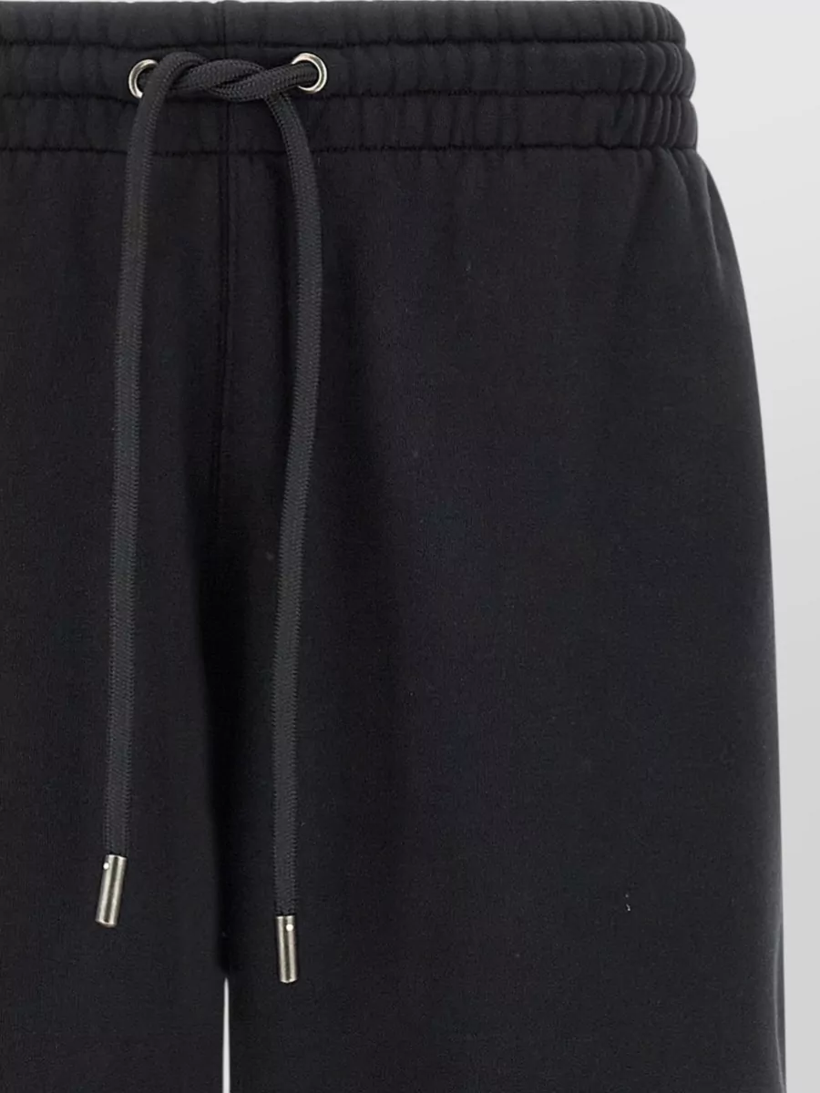 Off-White Cotton Printed Deck Shorts