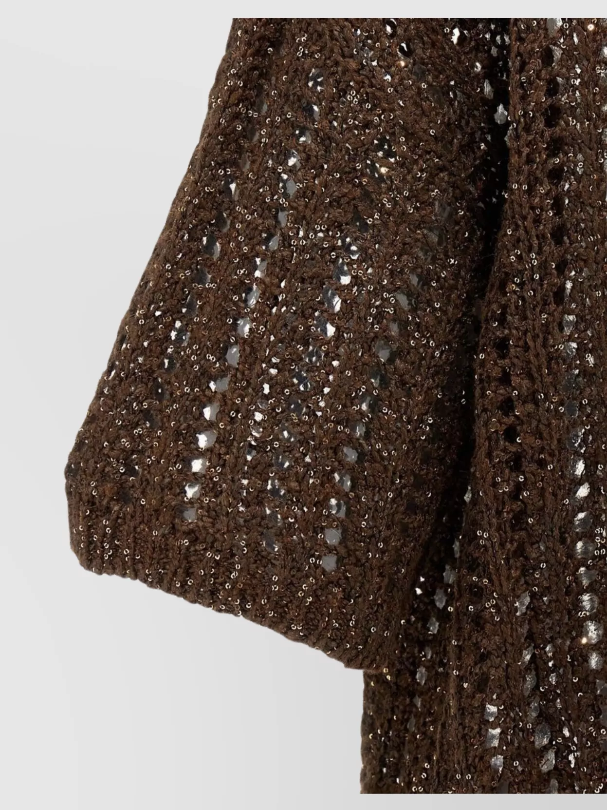 Brunello Cucinelli Knit Net Jersey Sequin Embellishments