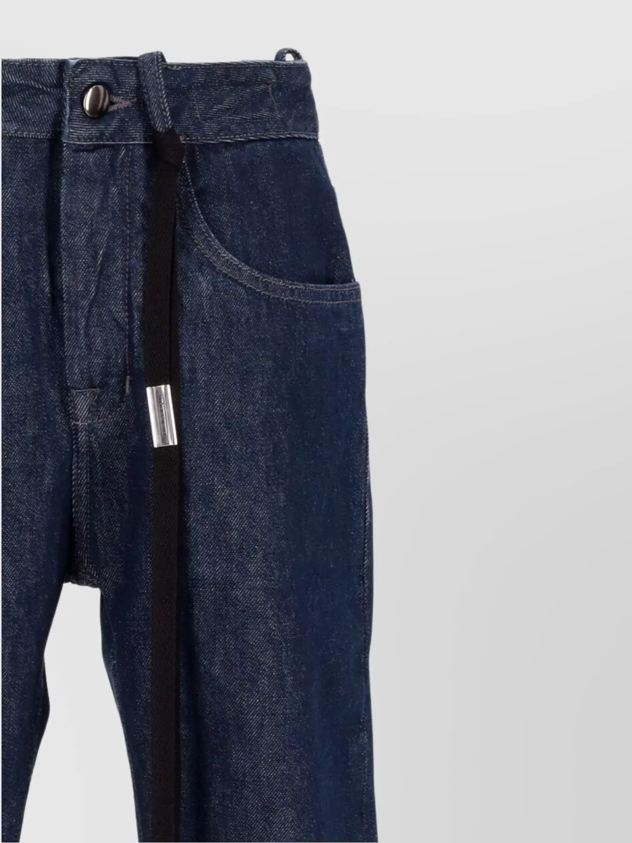 Ann Demeulemeester Herme 5-pockets Slim Fit Cropped Trousers Selvedge
