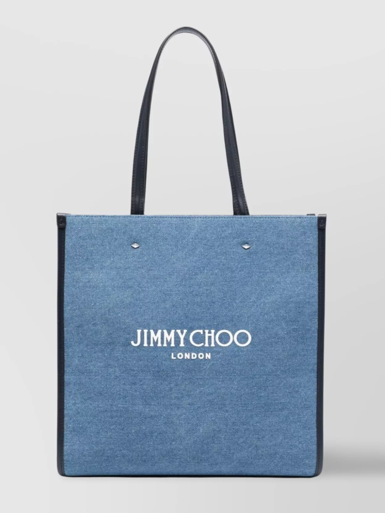 Shop Jimmy Choo Dual Tone Leather Tote